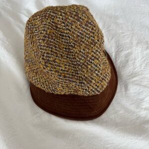 Grace Hats Japan Women's‎ Brown Tweed Hat